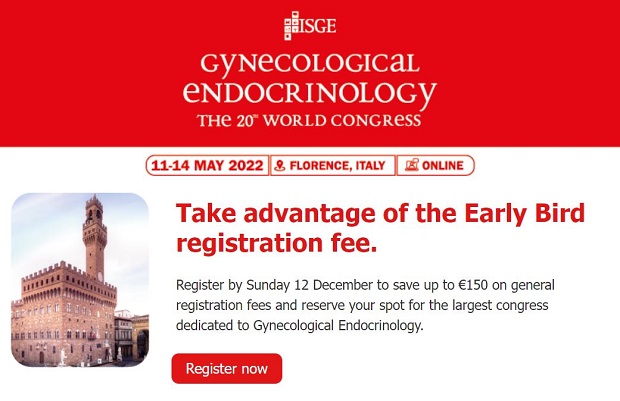 Gynecological Endocrinology the 20th World Congress  May 11⁠–May 14 2022  Firenze Italy